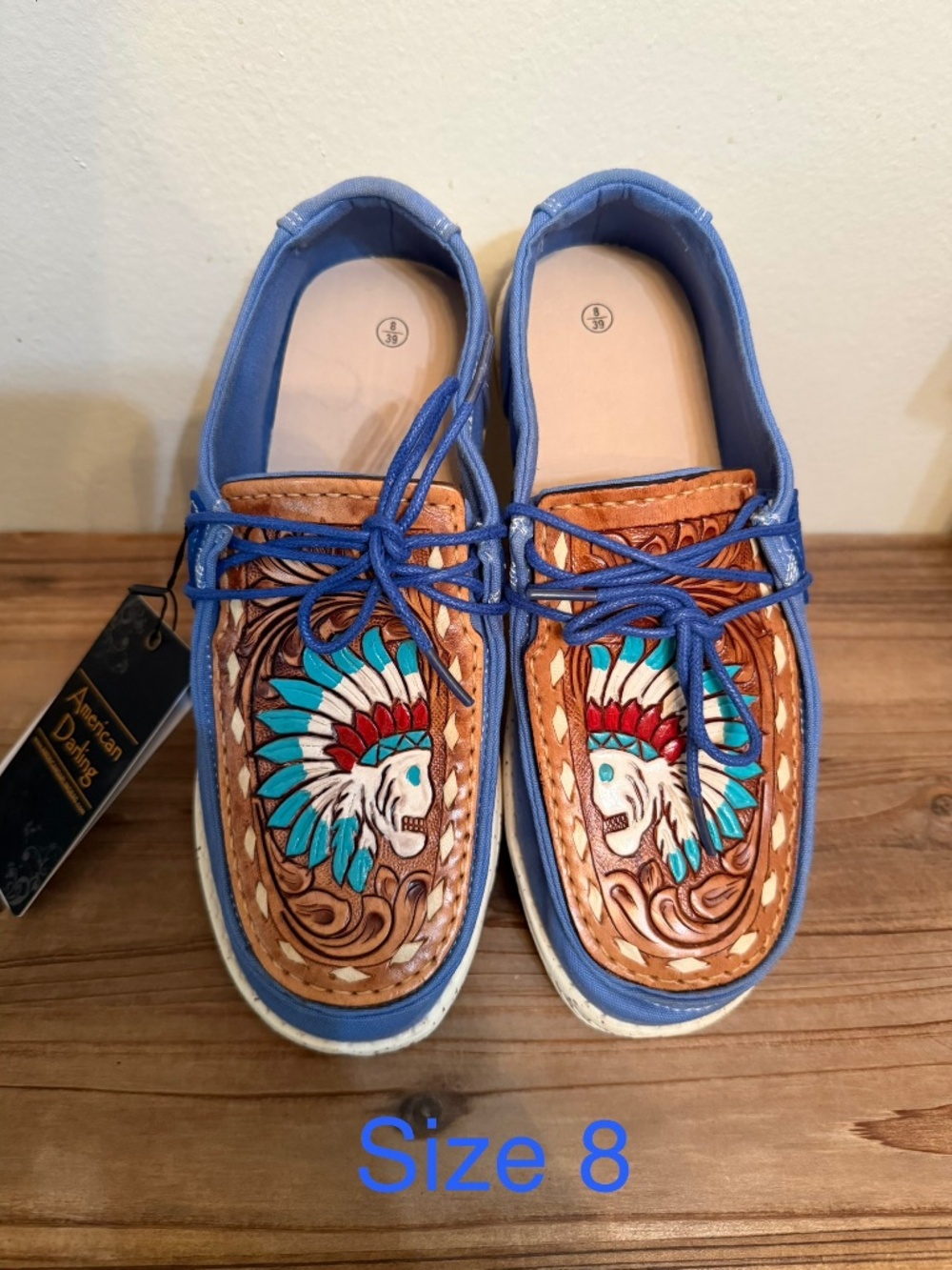 American Darling Tooled Leather Loafers